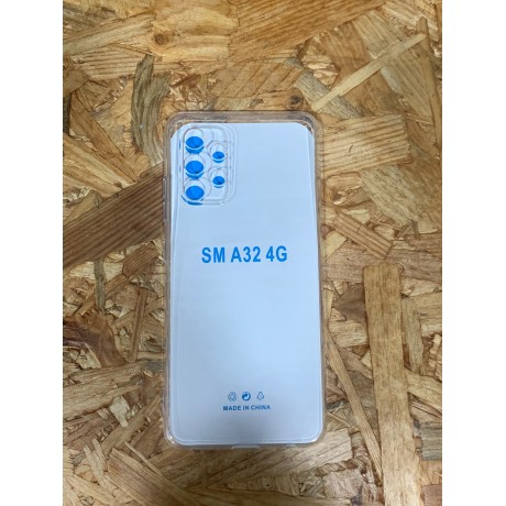 Capa Silicone C/ Proteçao de Cameras Transparente Ultra Fina Samsung A32 4G