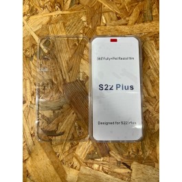 Capa Silicone Transparente 360 Samsung S22 Plus