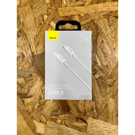 Cabo Baseus Type C para Lightning 20W 1 Metro Branco