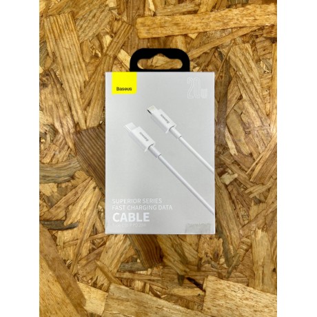 Cabo Baseus Type C para Lightning 20W 1 Metro Branco