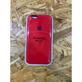 Capa Silicone Apple iPhone 6S Vermelha