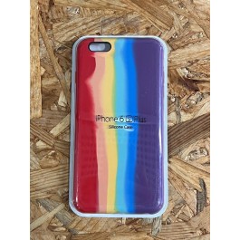 Capa Silicone Apple iPhone 6S Plus Arco-Iris