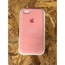 Capa Silicone Apple iPhone 8 Rosa