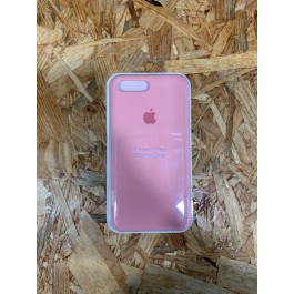 Capa Silicone Apple iPhone 8 Plus Rosa