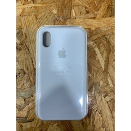 Capa Silicone Apple iPhone XS Branca
