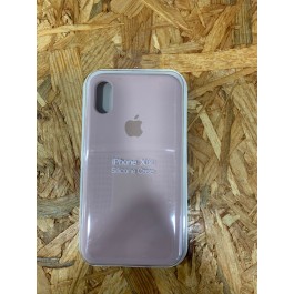 Capa Silicone Apple iPhone XS Rosa