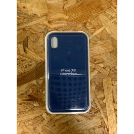 Capa Silicone Apple iPhone XR Azul Escuro