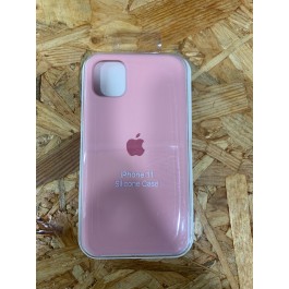 Capa Silicone Apple iPhone 11 Rosa