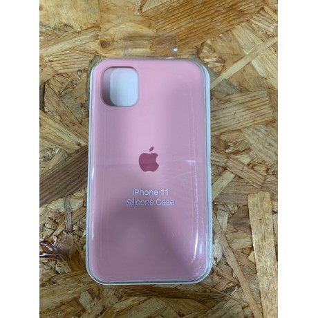 Capa Silicone Apple iPhone 11 Rosa
