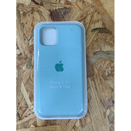 Capa Silicone Apple iPhone 11 Pro Verde Claro