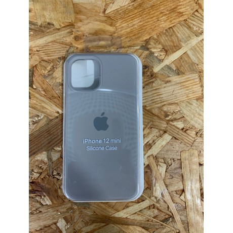 Capa Silicone Apple iPhone 12 Mini Cinzenta