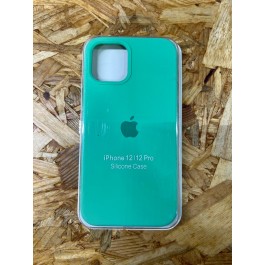 Capa Silicone Apple iPhone 12 Verde Clara