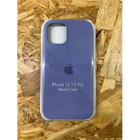 Capa Silicone Apple iPhone 12 Roxo