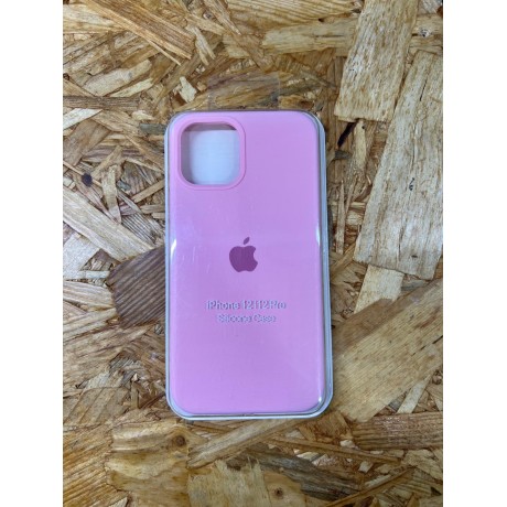 Capa Silicone Apple iPhone 12 Rosa