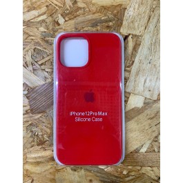 Capa Silicone Apple iPhone 12 Pro Max Vermelha