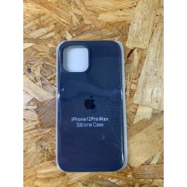 Capa Silicone Apple iPhone 12 Pro Max Preto