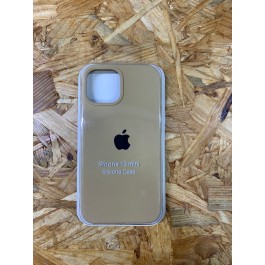 Capa Silicone Apple iPhone 13 Mini Castanha