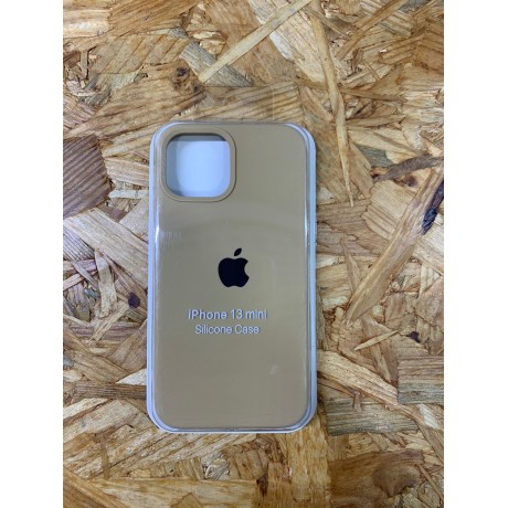 Capa Silicone Apple iPhone 13 Mini Castanha