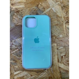 Capa Silicone Apple iPhone 13 Mini Verde Agua