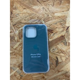 Capa Silicone Apple iPhone 13 Pro Verde Escuro