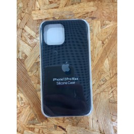 Capa Silicone Apple iPhone 13 Pro Max Preto