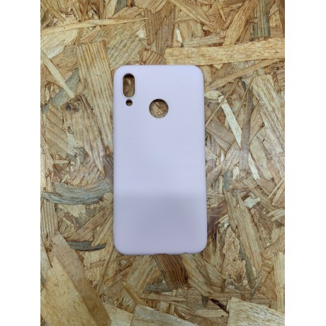 Capa Silicone Borracha Rosa Huawei P Smart 2019