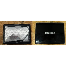 Back Cover LCD & Bezel Preto Toshiba Satellite A300-1S9 Recondicionado Ref: V000123300 / V000123280