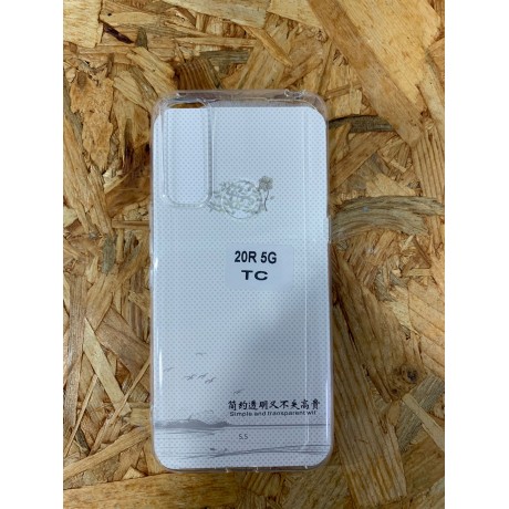 Capa Silicone Transparente Ultra Fina TCL 20 AX 5G / 20R 5G