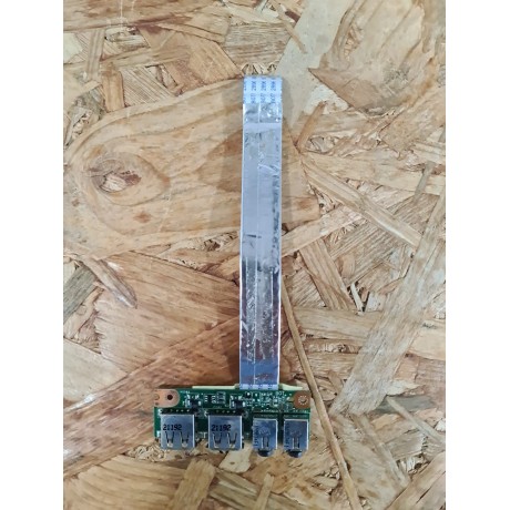 IO Board C/ Usb & Jack de Audio Asus K53s Recondicionado Ref: 69N0KBB10F01