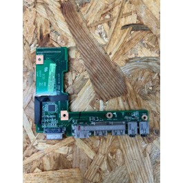 Placa C/ Conector de Carga & USB Asus K52J Recondicionado Ref: 60-NXMDC1000-C01 Rev. 2.0