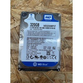 Disco Rigido 320Gb WD SATA 2.5 Recondicionado Ref: WD3200BPVT