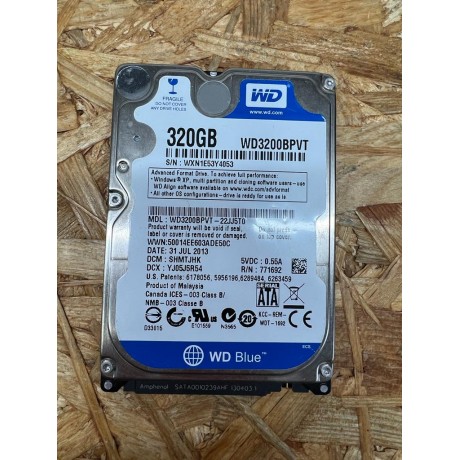 Disco Rigido 320Gb WD SATA 2.5 Recondicionado Ref: WD3200BPVT