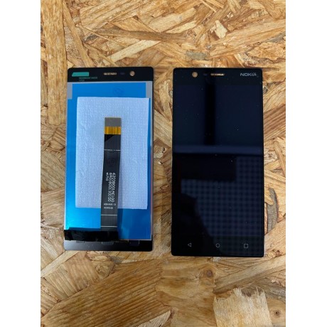 Modulo / Display & Touch S/ Frame Preto Nokia 3 / Nokia TA-1020 / Nokia TA-1028 Compatível