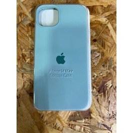 Capa Silicone Apple iPhone 14 Plus Verde Agua