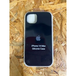 Capa Silicone Apple iPhone 14 Plus Preta