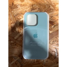 Capa Silicone Apple iPhone 14 Pro Verde Agua