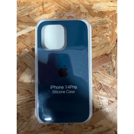 Capa Silicone Apple iPhone 14 Pro Azul Escuro