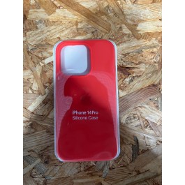 Capa Silicone Apple iPhone 14 Pro Vermelha