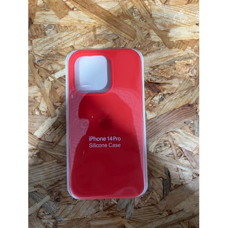 Capa Silicone Apple iPhone 14 Pro Vermelha