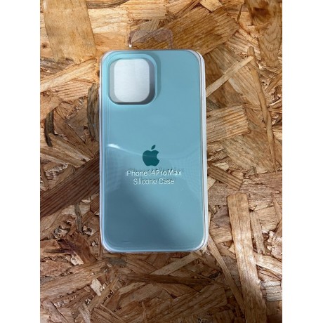 Capa Silicone Apple iPhone 14 Pro Max Verde Agua