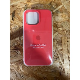 Capa Silicone Apple iPhone 14 Pro Max Vermelha