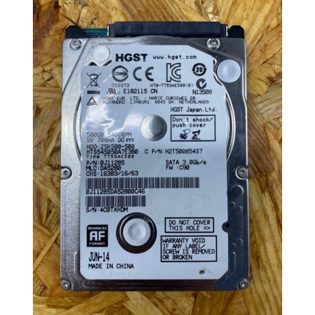 Disco Rigido 500Gb HGST SATA 2.5 Recondicionado Ref: 0J26085