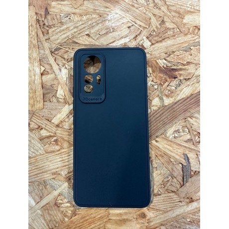 Capa Silicone Preta C/ Proteçao de Camera Xiaomi Mi 12 Lite