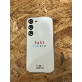 Capa Silicone Transparente Rigida Samsung S23