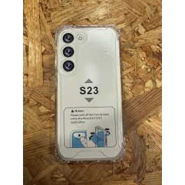 Capa Silicone C/ Proteçao de Camera Transparente Samsung S23