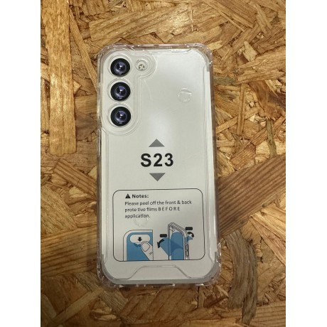 Capa Silicone C/ Proteçao de Camera Transparente Samsung S23