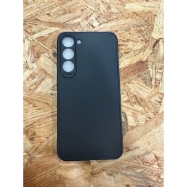 Capa Silicone C/ Proteçao de Camera Preto Samsung S23 Plus