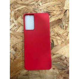 Capa Silicone Rigida Vermelha TCL 40 SE