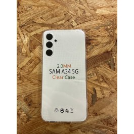 Capa Silicone Transparente Rigida Samsung A34 5G