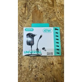 Carregador Universal Regulável 3v a 12v 2.1a 30w Accetel - Várias Pontas